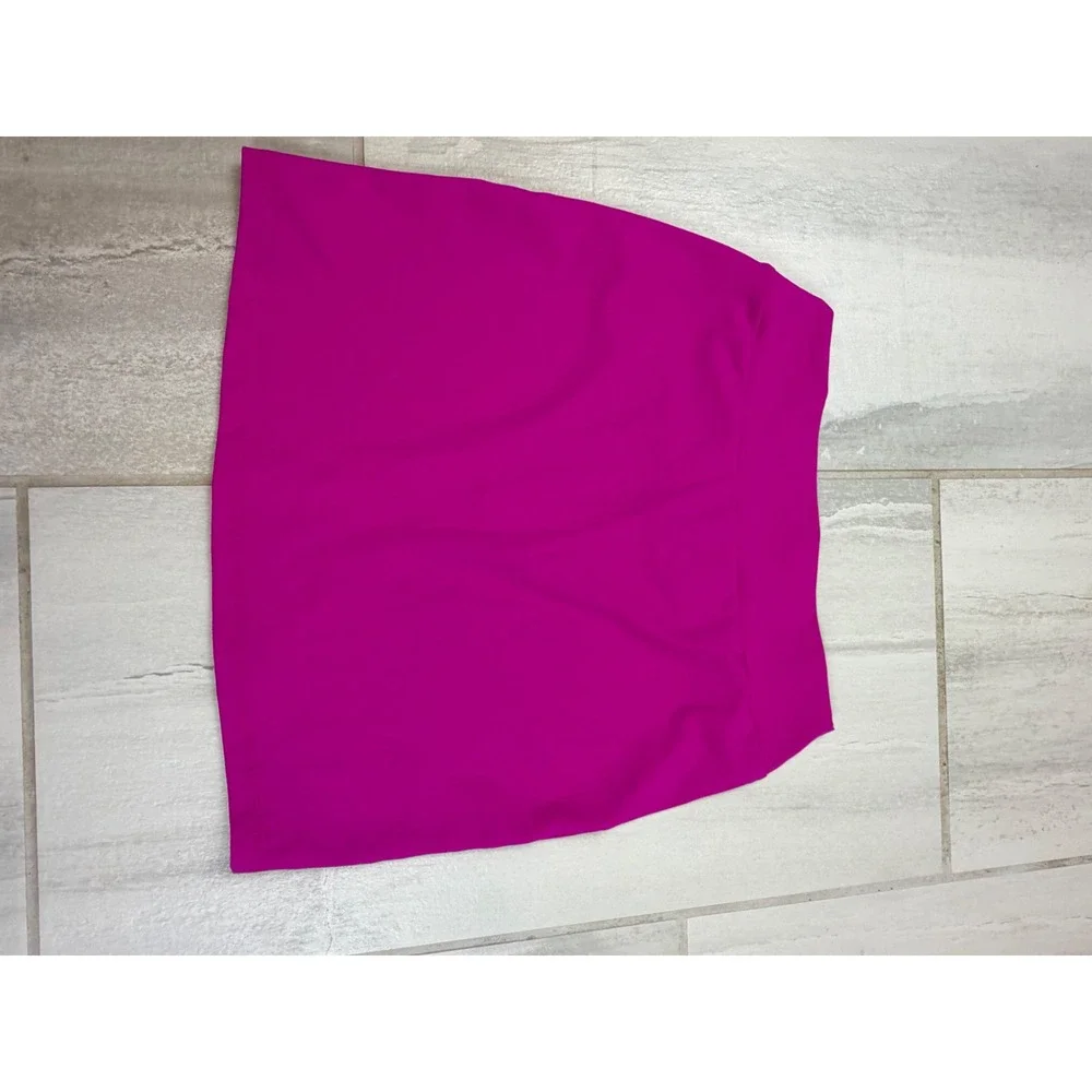 Susana Monaco Magenta Mini Skirt CORESUPS6166 Pink Bodycon Stretch Small NEW